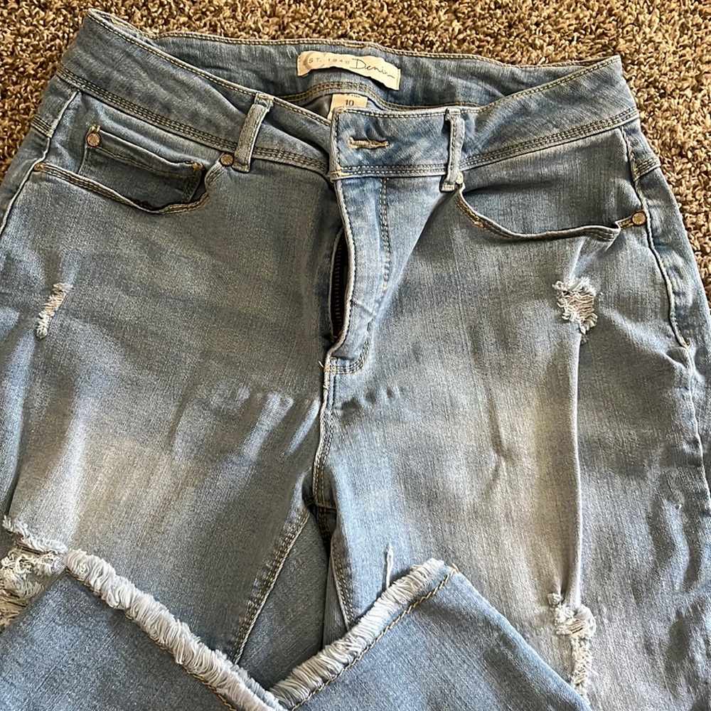 Cropped jeans